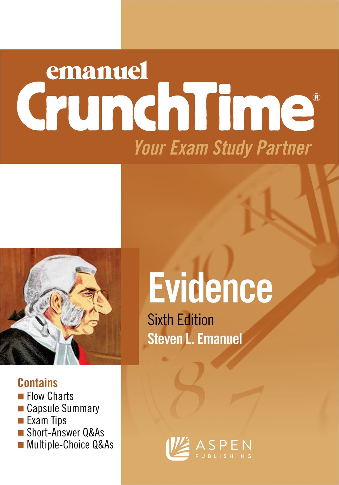 Emanuel CrunchTime for Evidence Emanuel, Steven L. paperback Very Good