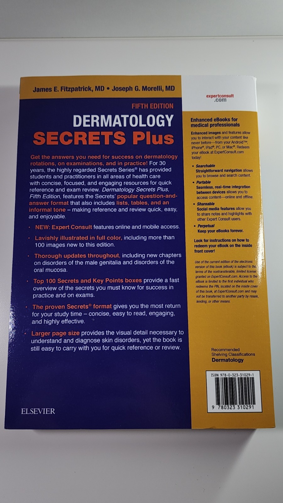 Dermatology Secrets Plus by Joseph G. Morelli and James E. Fitzpatrick 5th Ed.