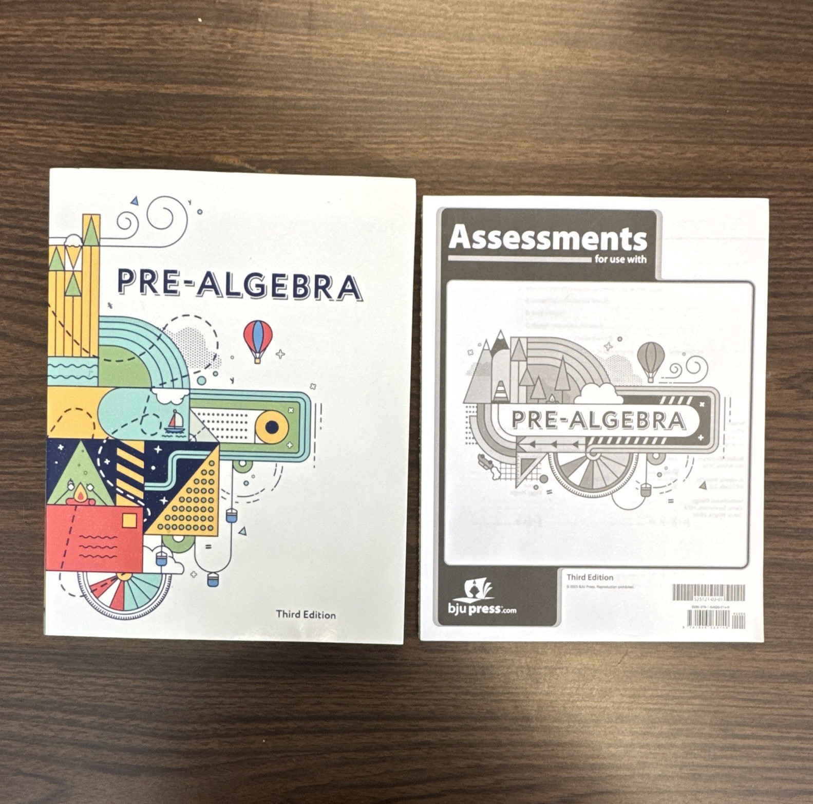 BJU Press Pre-Algebra 3rd Edition Student Textbook & Assessments Paperback 2023
