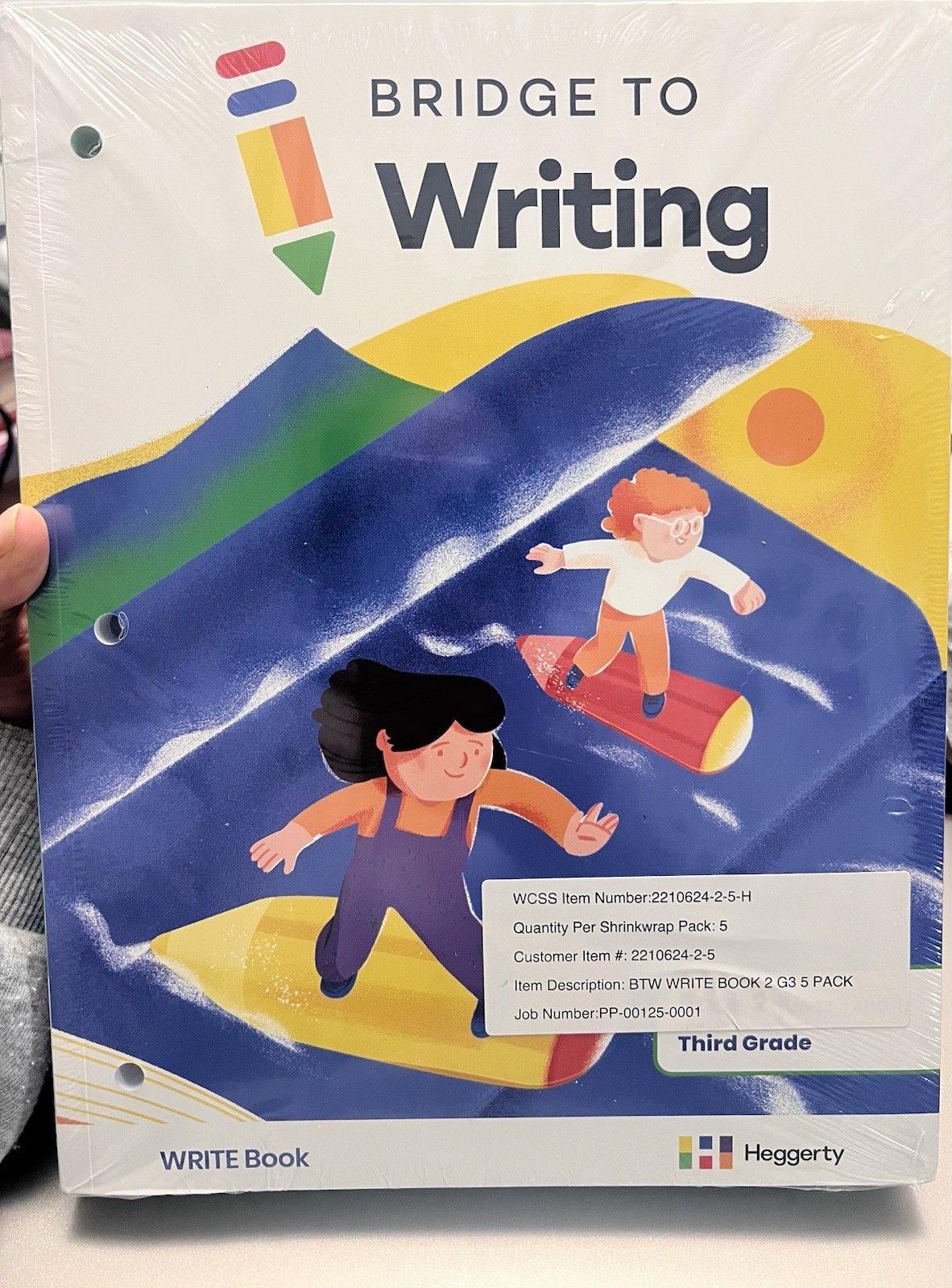 Heggerty, Bridge To Writing, Write Book 2, Third Grade ( 5 Pack)