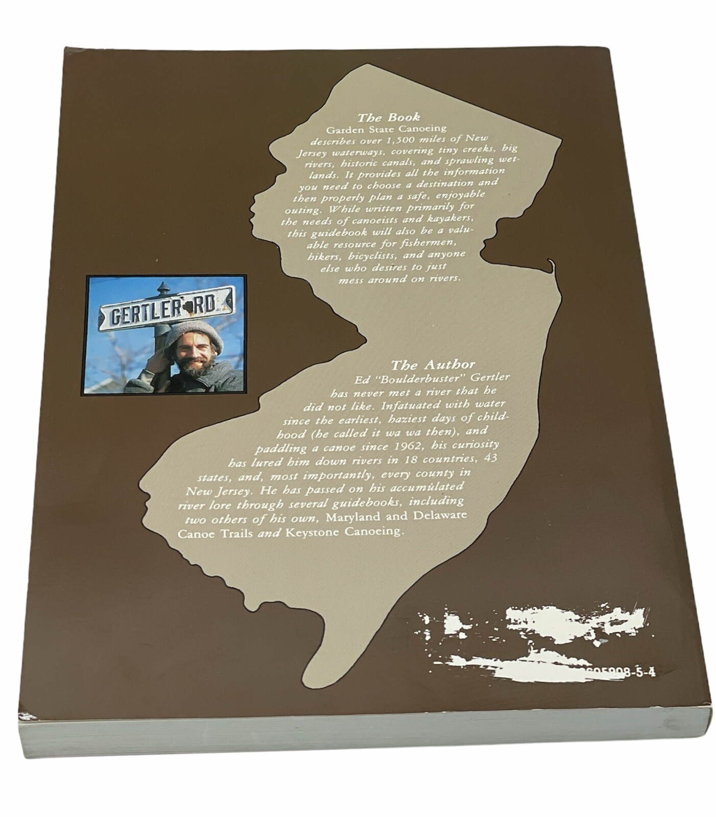 Garden State Canoeing Paddler’s Guide to New Jersey by Edward Gertler PB Book