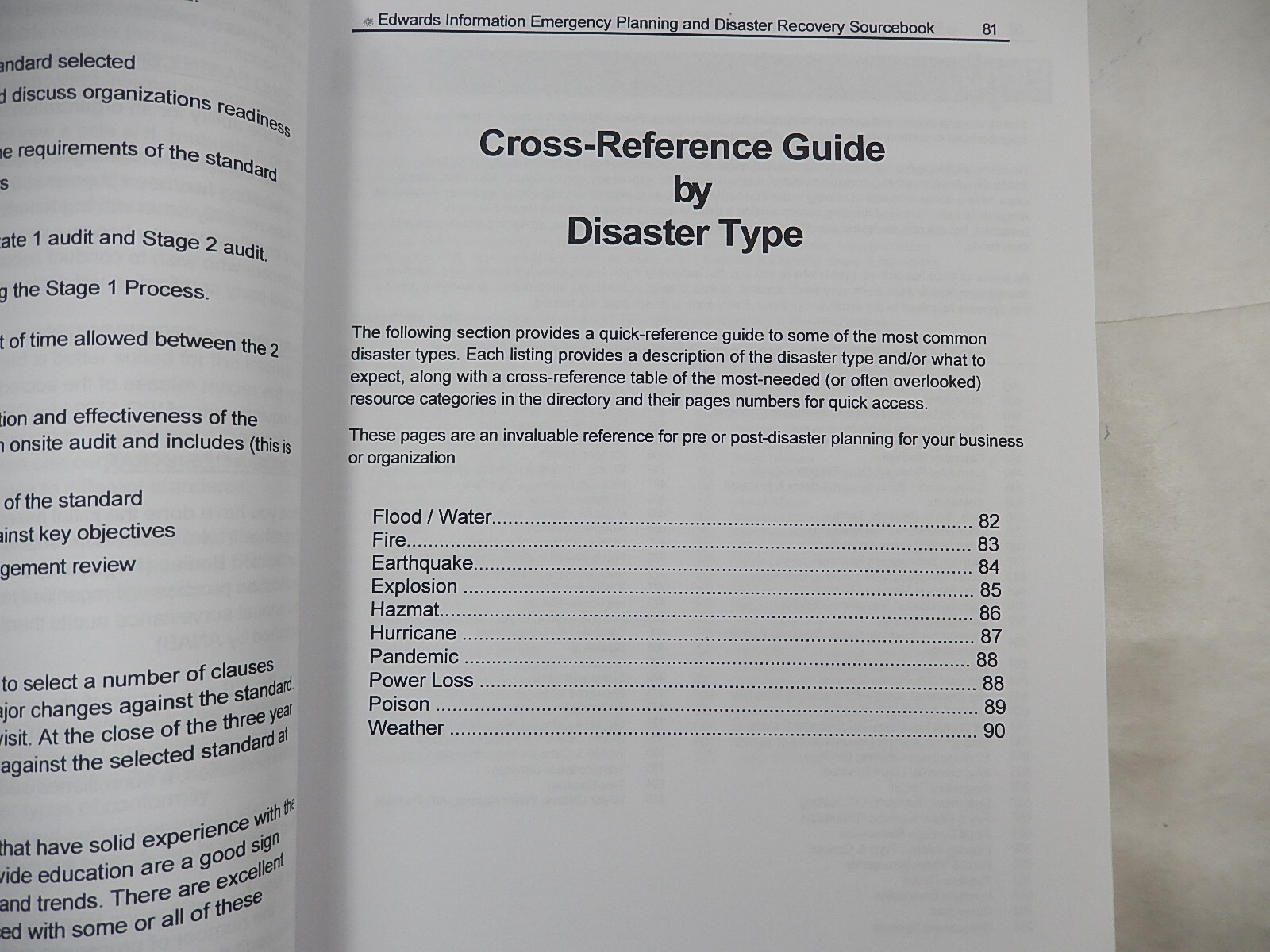 Emergency Planning and Disaster Recovery Sourcebook, 2013, 20th Edition, Edwards