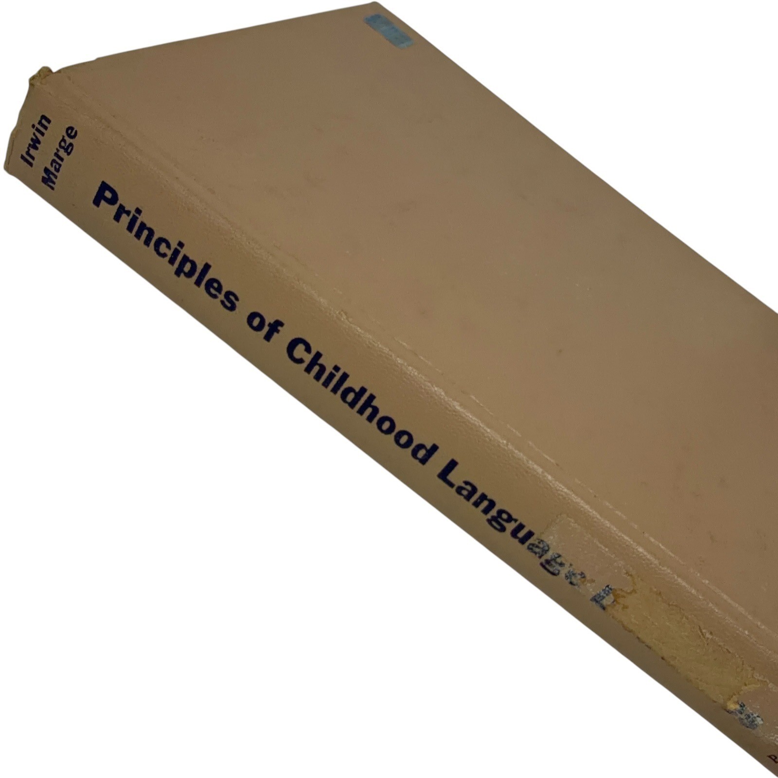 Prentice Hall Principles of Childhood Language Disabilities 1972 Hardcover Fair