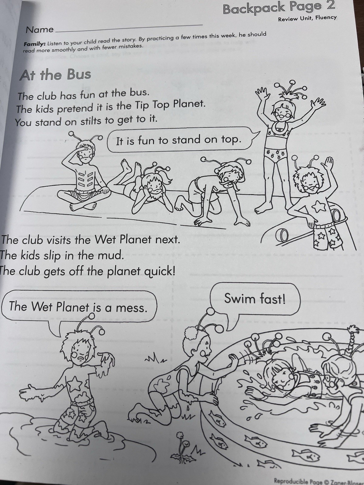 Zaner-Bloser, The Superkids Reading Program, Grade K And First Grade