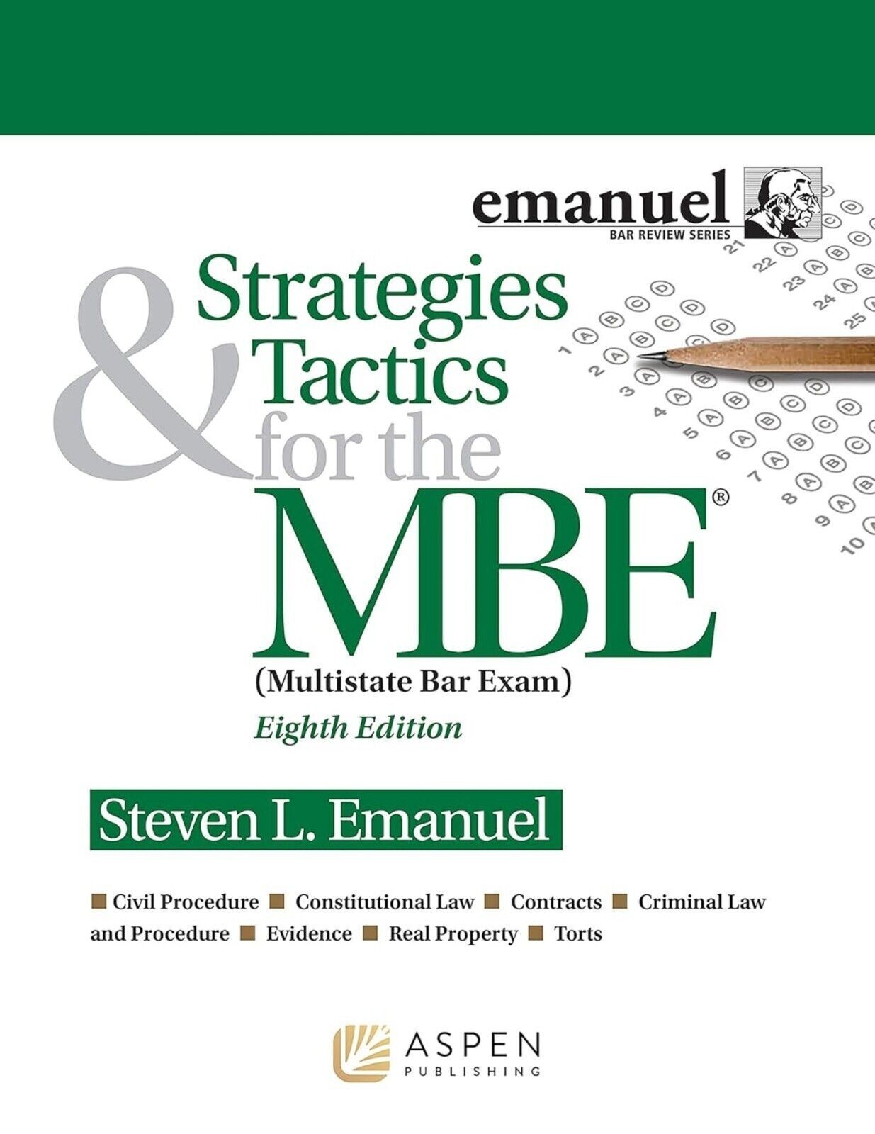 Strategies & Tactics for the MBE Paperback