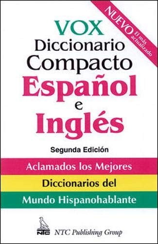VOX DICCIONARIO COMPACTO ESPANOL E INGLES *Excellent Condition*
