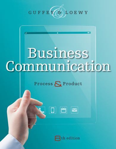 Business Communication: Process & P- 9781285094069, hardcover, Mary Ellen Guffey