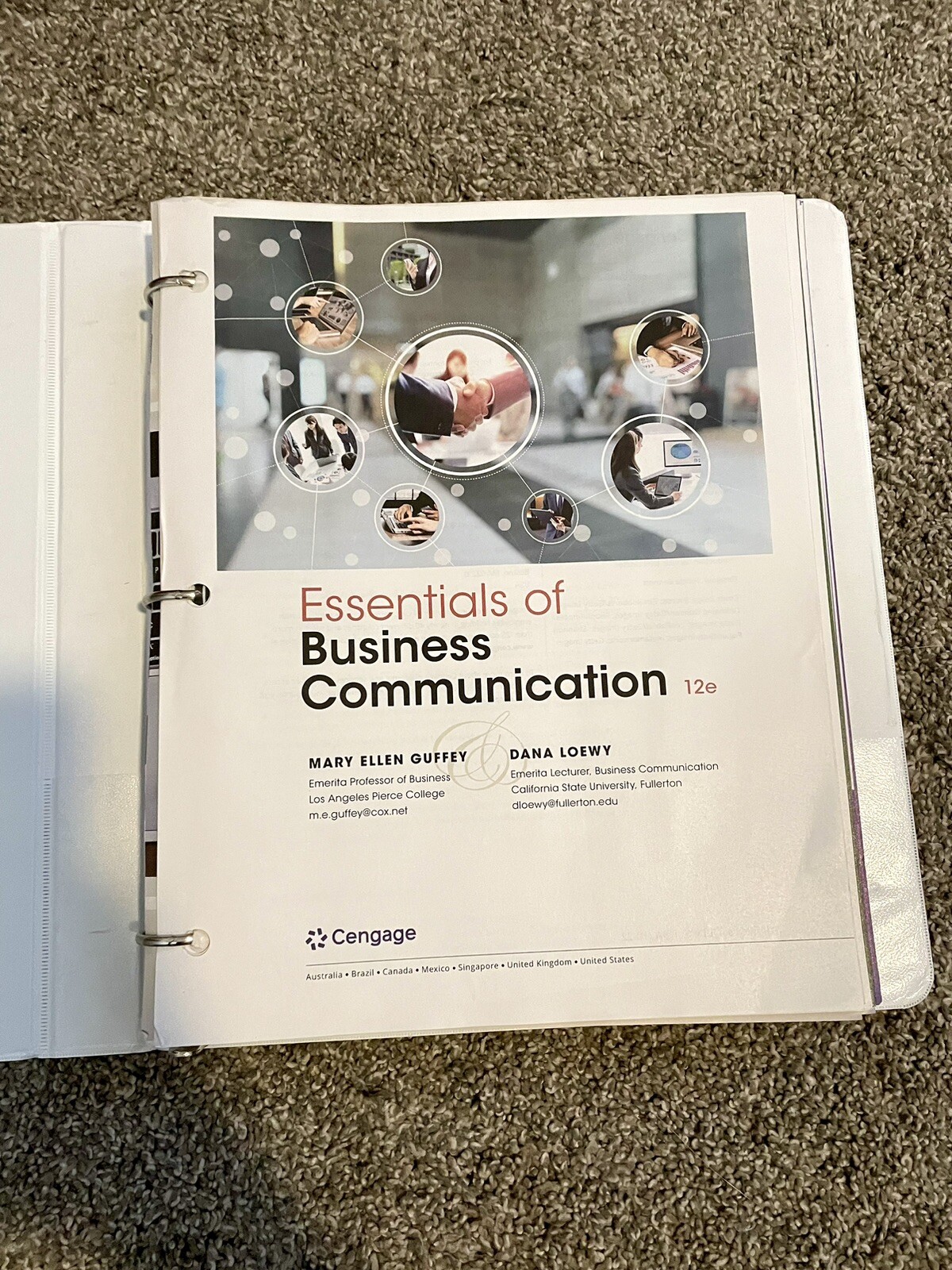 Essentials of Business Communication by Dana Loewy and Mary Ellen Guffey 2022