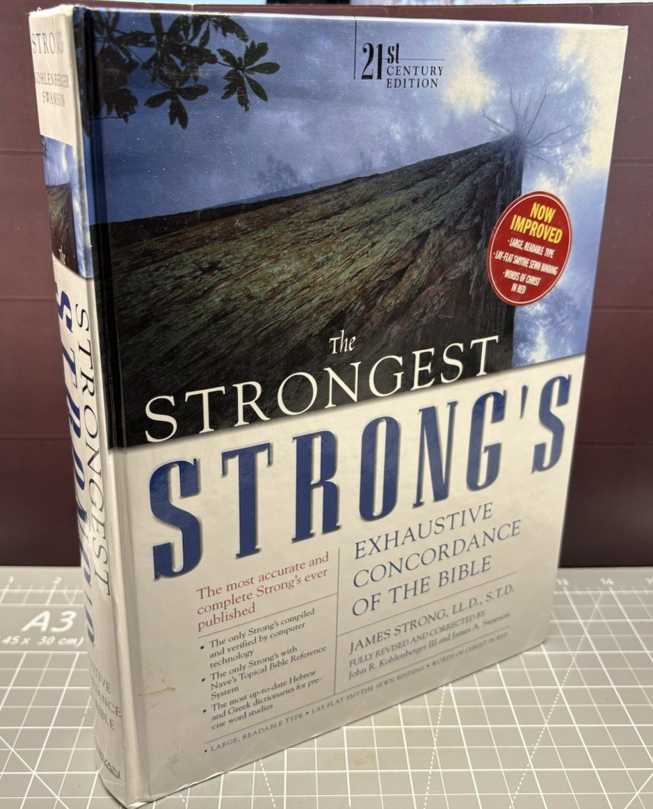 The Strongest Strong’s Exhaustive Concordance Of The Bible Hardcover Zondervan