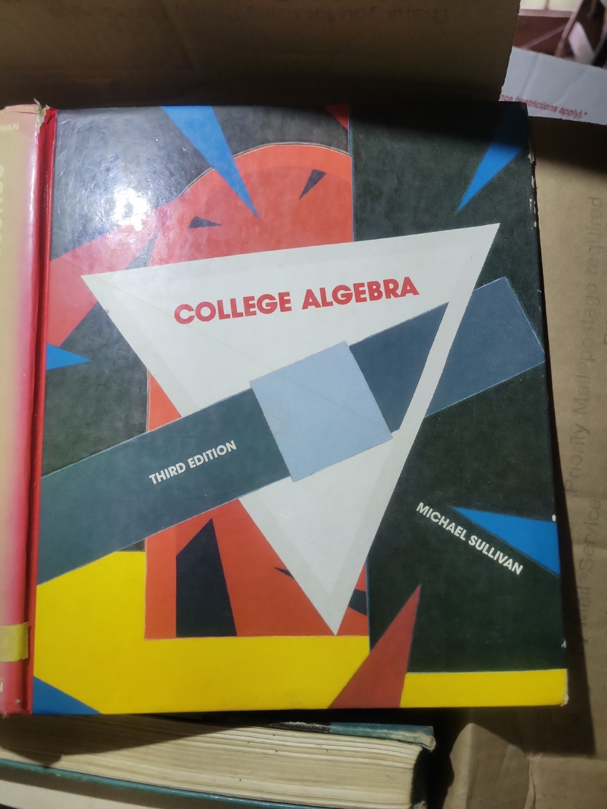 College Algebra by Michael Sullivan III (1992, Hardcover)