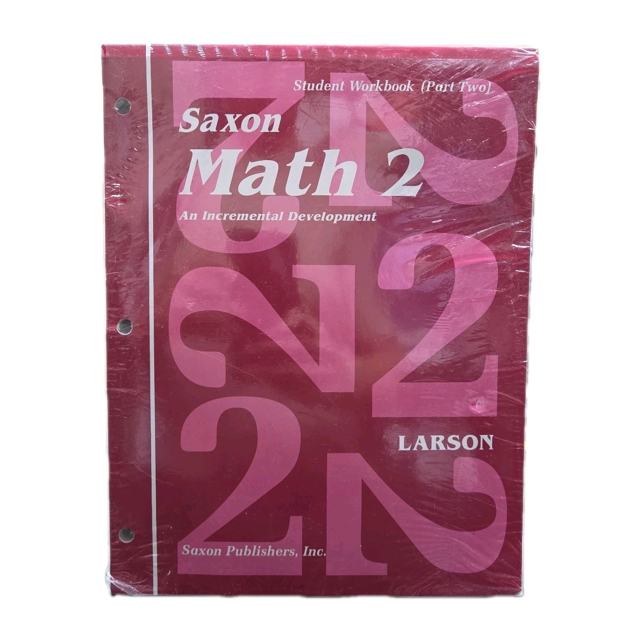 SAXON MATH 2 HOMESCHOOL STUDENT WORKBOOKS + FACT CARDS (Part 1 & 2)
