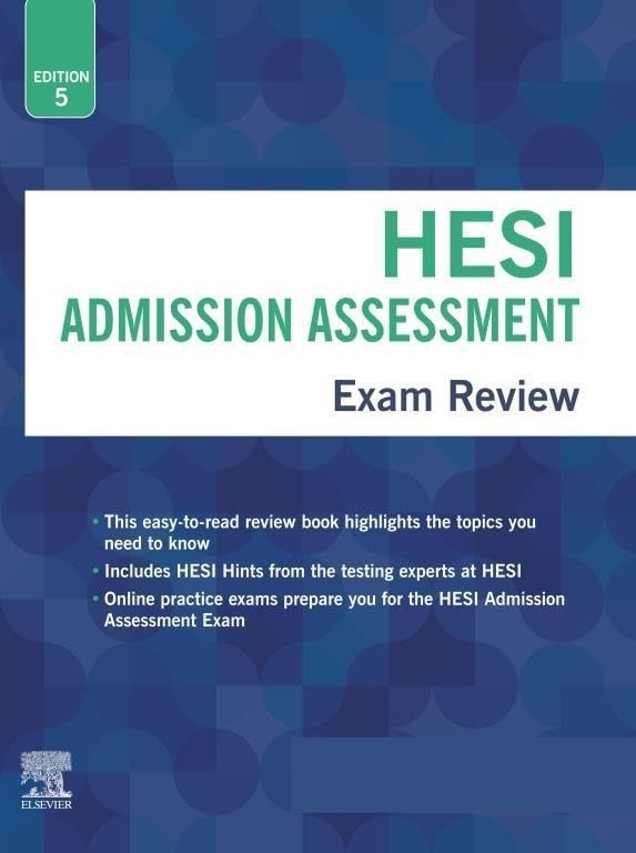 Admission Assessment Exam Review by HESI (2021, Trade Paperback) USPS