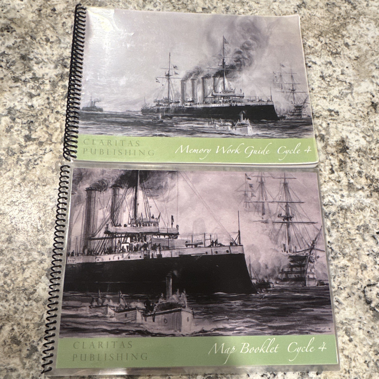 Claritas Publishing Memory Work Guide Cycle 4 Ring/Wire Bound and Map Booklet 4
