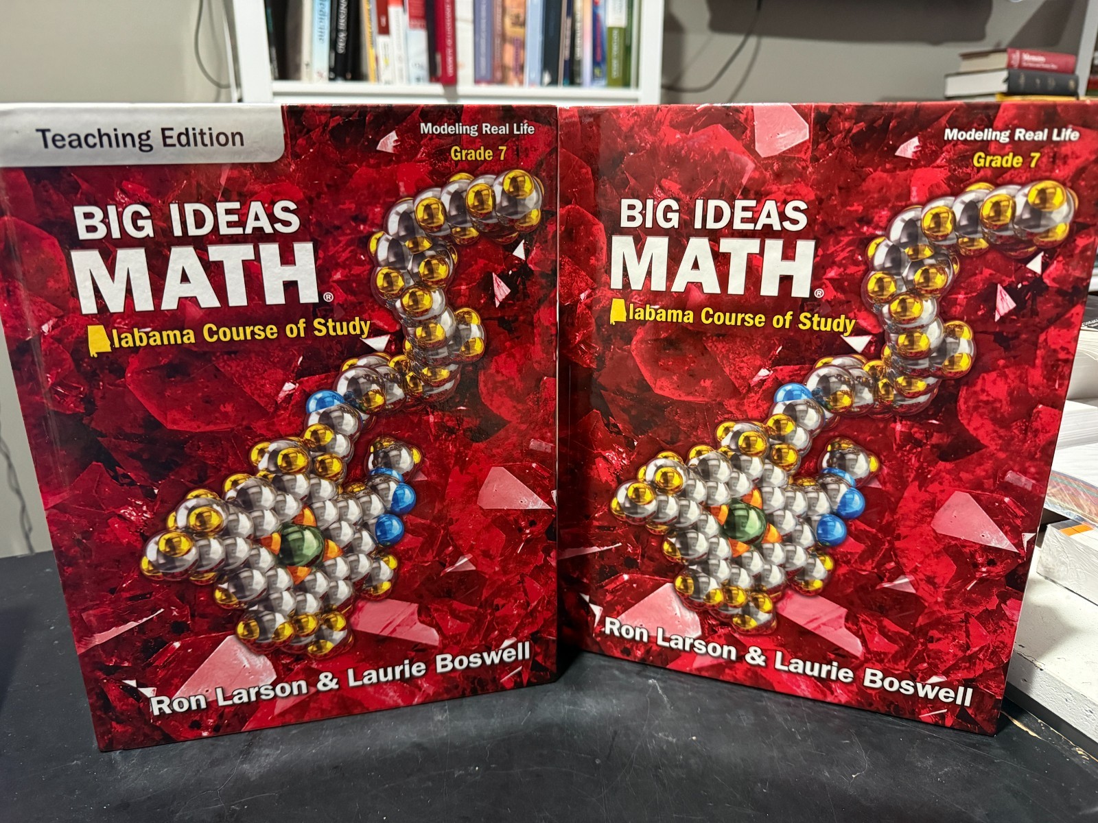 Big Ideas Math Modeling Real Life *Teaching & Student Edition Grade 7 – Like New