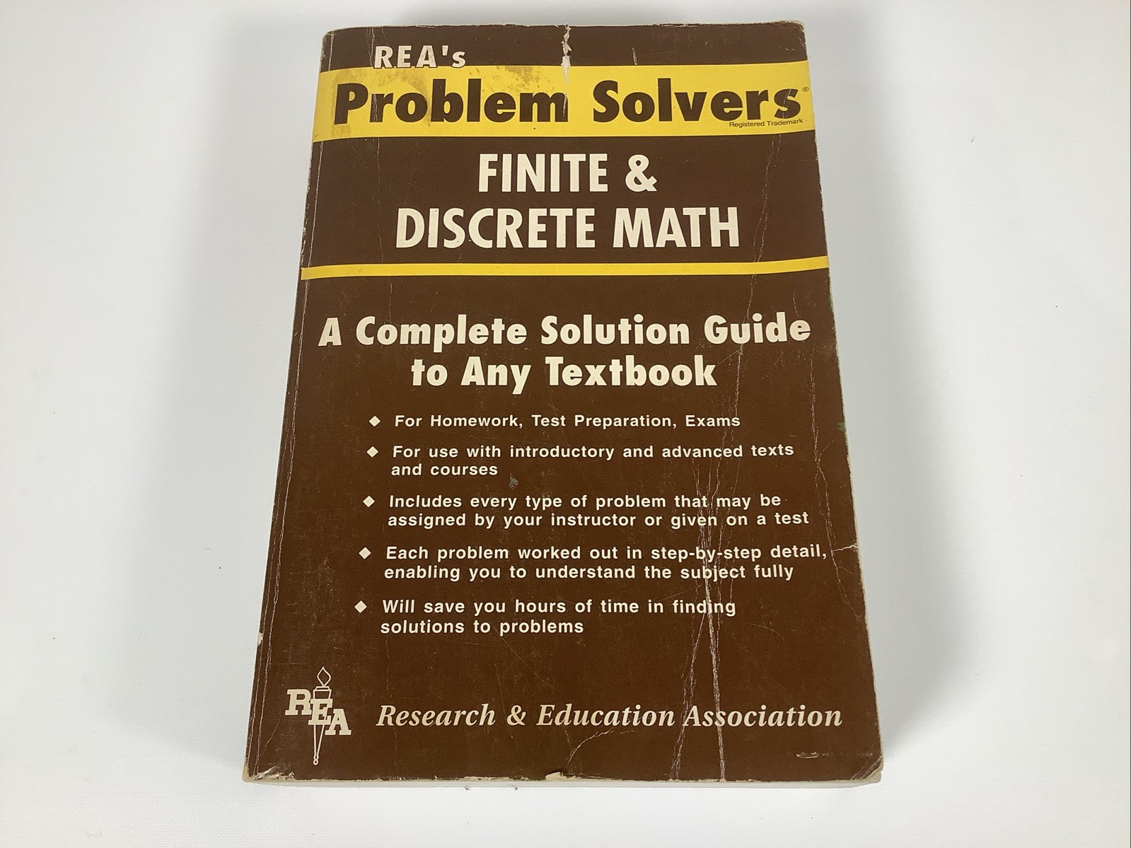 Finite and Discrete Math Problem Solver by The Editors of Rea