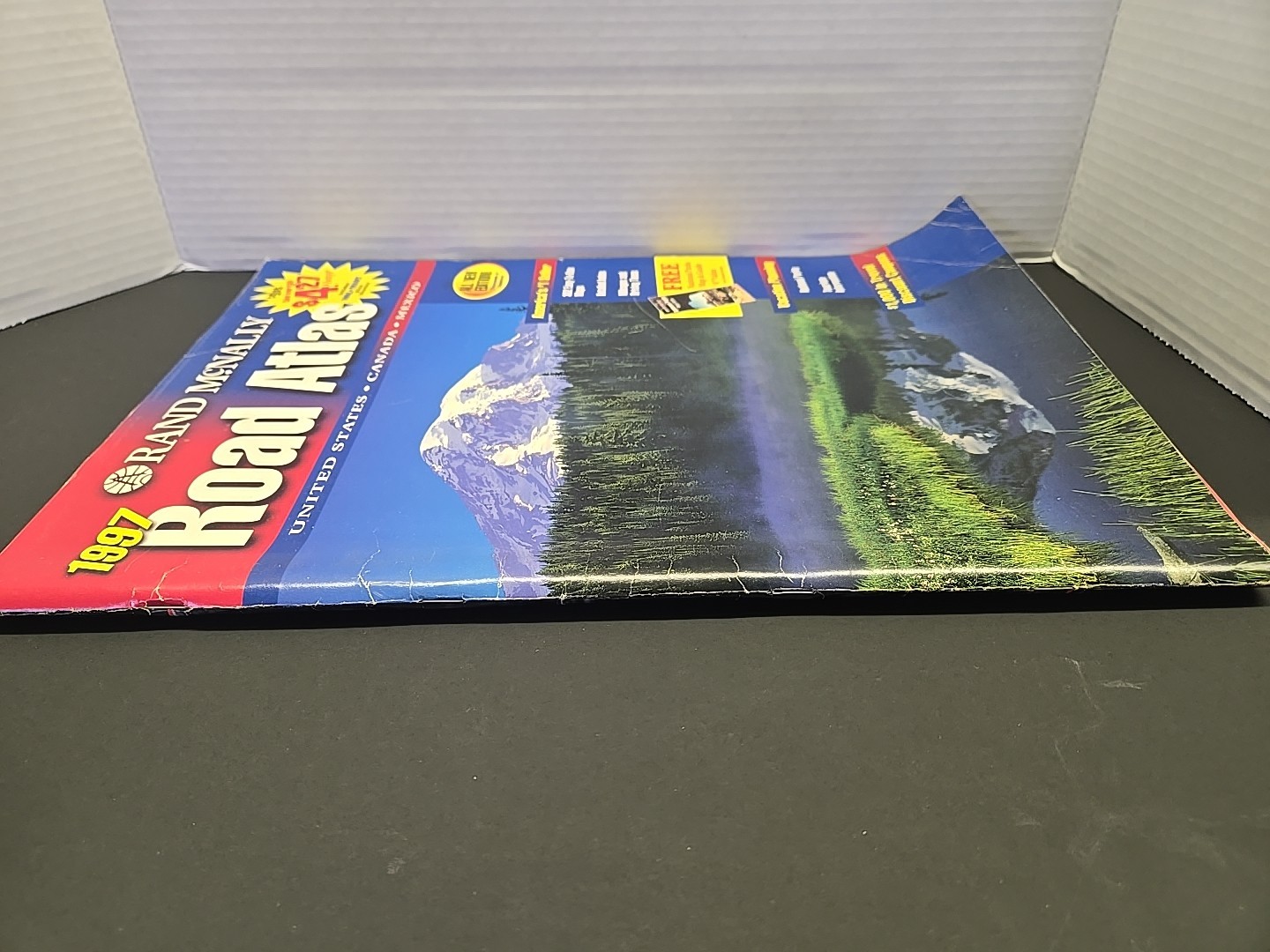 Rand McNally Road Atlas 1997 U.S. Canada Mexico 128 Pages Large 16×11″ Paperback