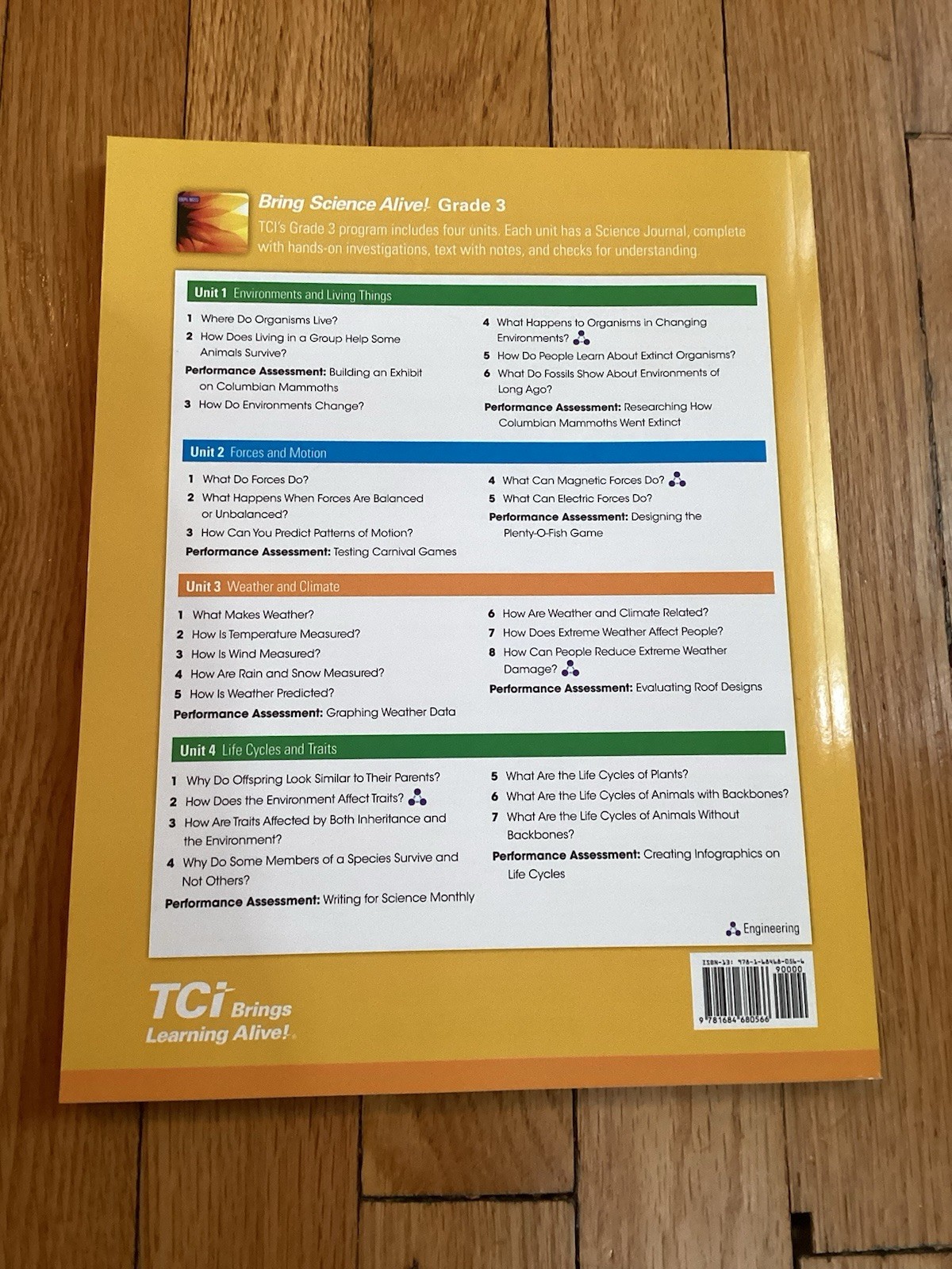NEW TCI Bring Science Alive! Weather & Climate Science Journal Grade 3