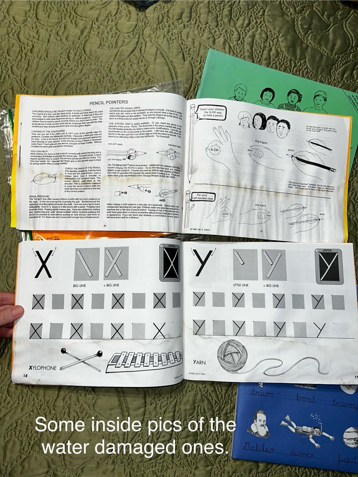 Handwriting Without Tears ~ Activity Books by Jan Z Olsen Lot Letters Cursive