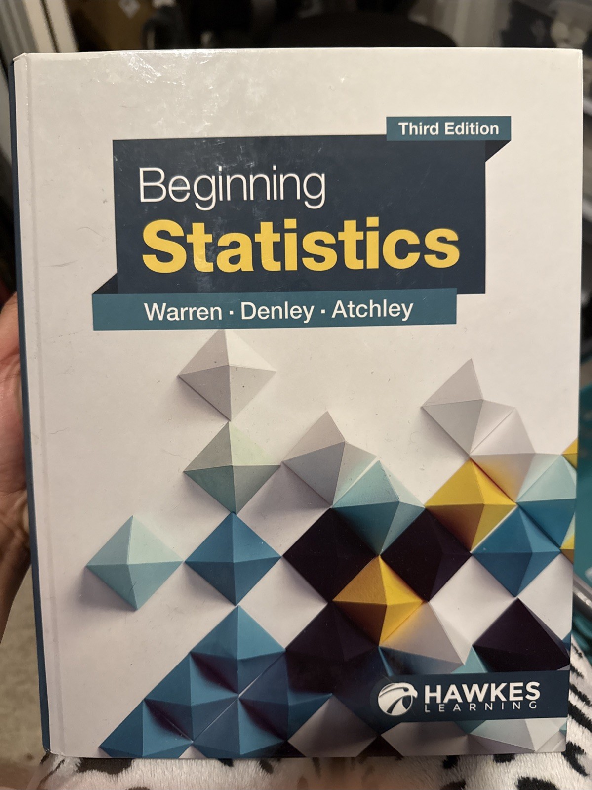 Beginning Statistics, 3rd Edition by Hawkes Learning (Hdbk, 2021) (Book Only)