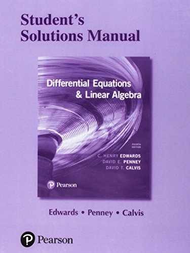Student Solutions Manual for – Paperback, by Edwards C.; Penney – Acceptable