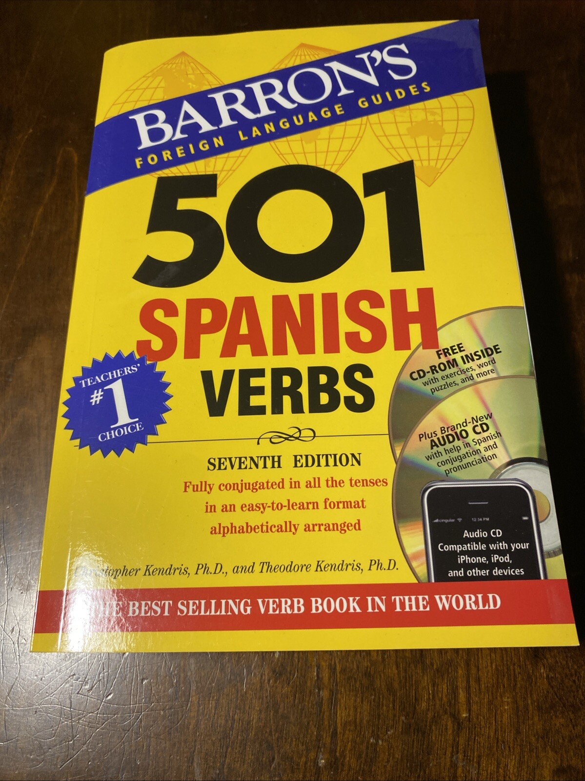 501 Verb Ser.: 501 Spanish Verbs with CD-ROM and Audio CD by Theodore Kendris