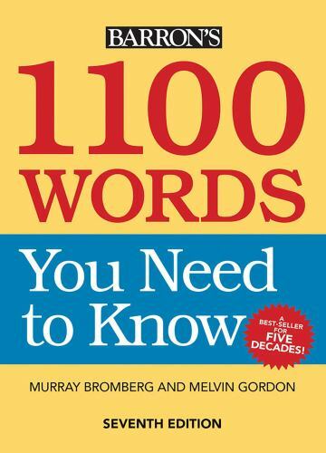 1100 Words You Need to Know – Murray Bromberg, 1438010427, paperback