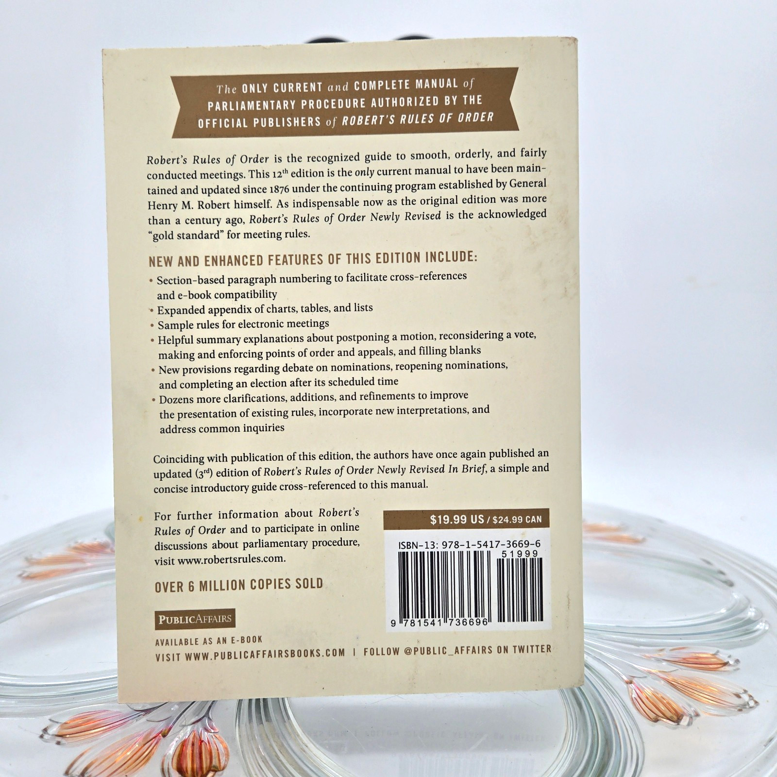 Robert’s Rules of Order Newly Revised, 12th edition by III Robert, Henry Robert
