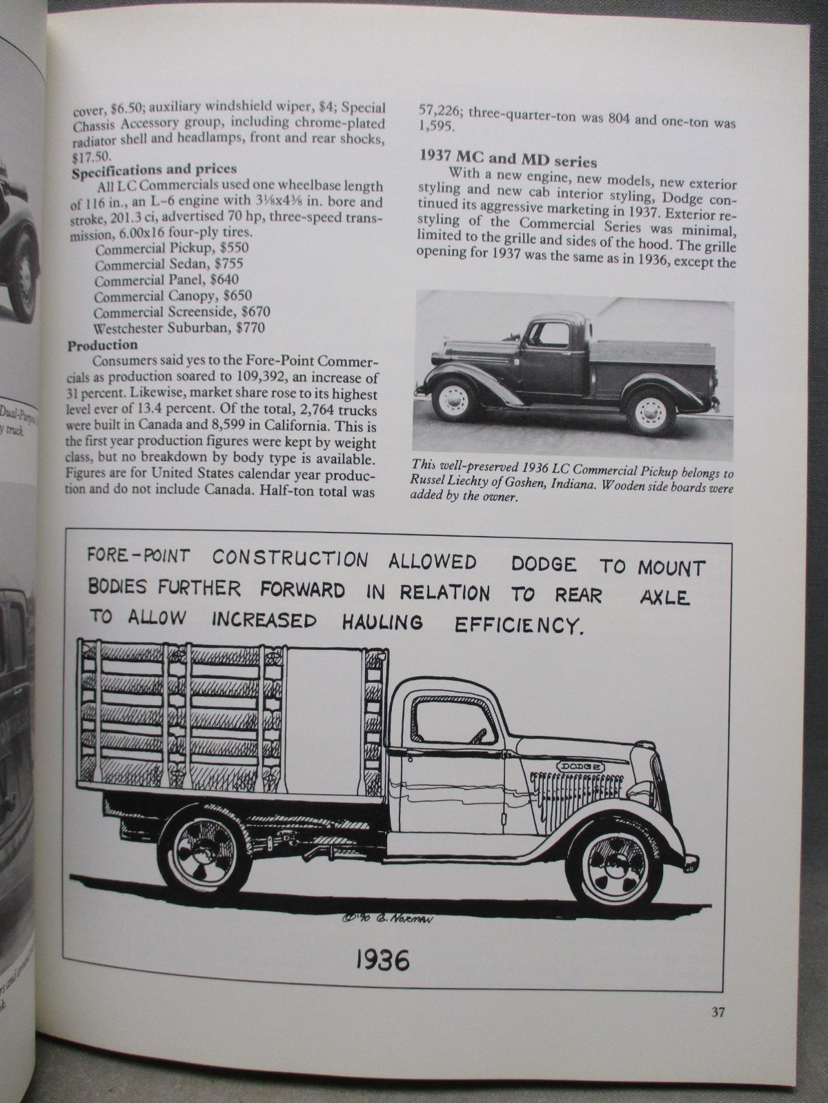 Dodge Pickups History and Restoration Guide 1918-1971 by Don Bunn & Tom Brownell