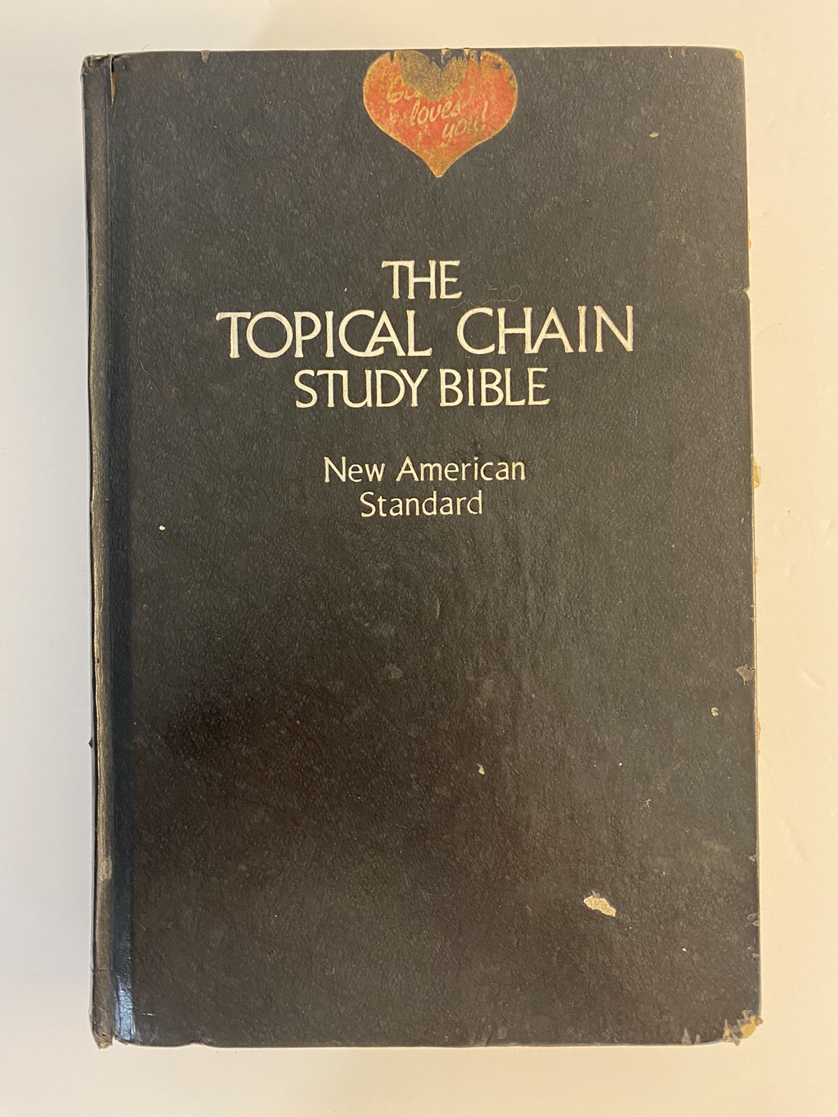 The Topical Chain Study Bible Color Marks Commentary And Concordance 1983 HC