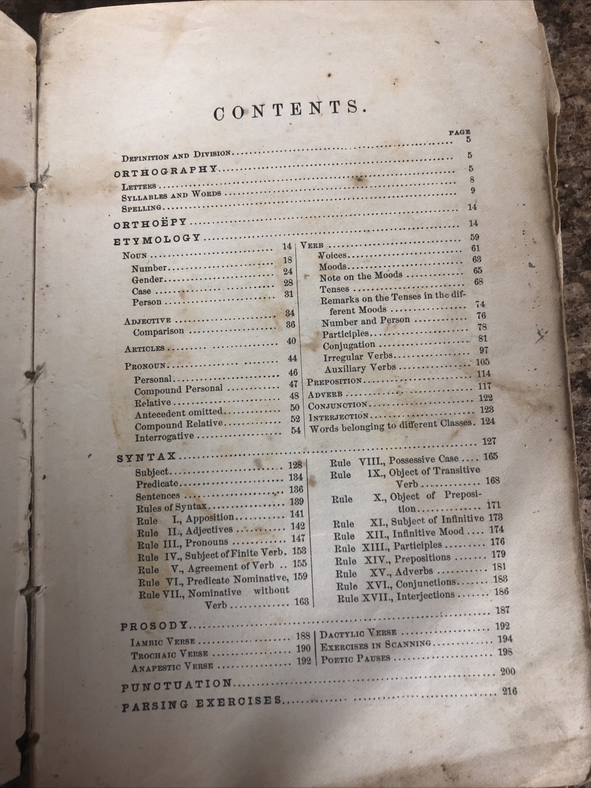 American School Series Practical Grammar Of The English Language – 1846