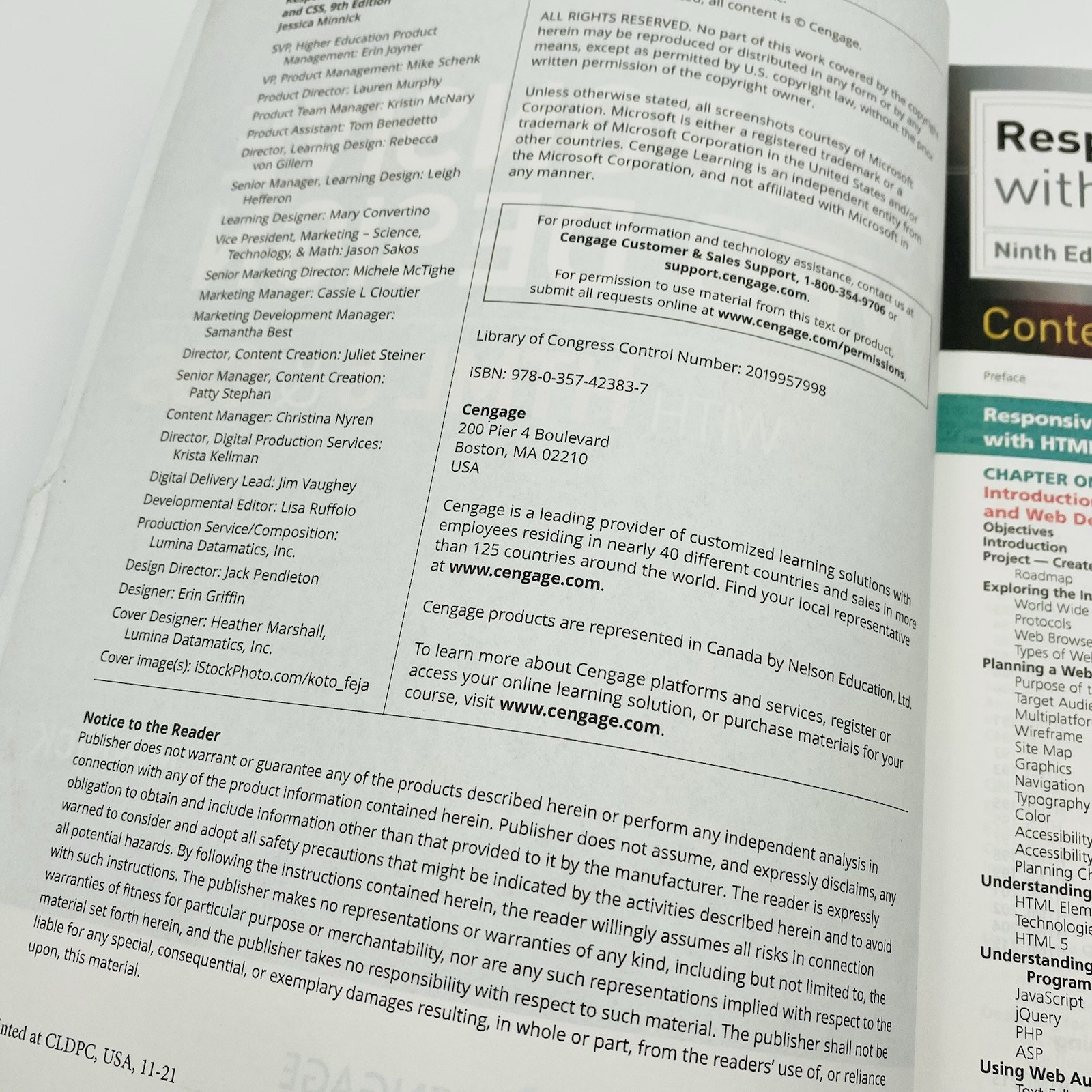 Responsive Web Design with HTML 5 & CSS by Jessica Minnick Ninth Edition Cengage