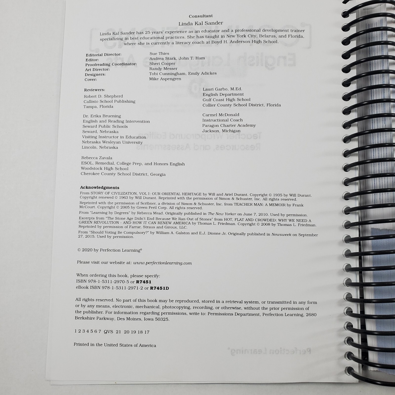Connections English Language Arts Grade 10 Teacher Guide Perfection Learning