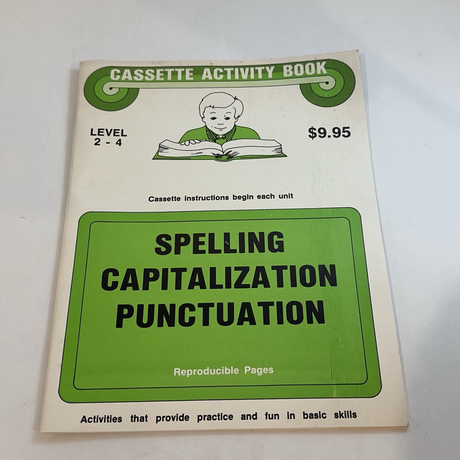 Vintage 1970s Cassette Activity Books Lot Phonics Reading 6 Books 6 Tapes