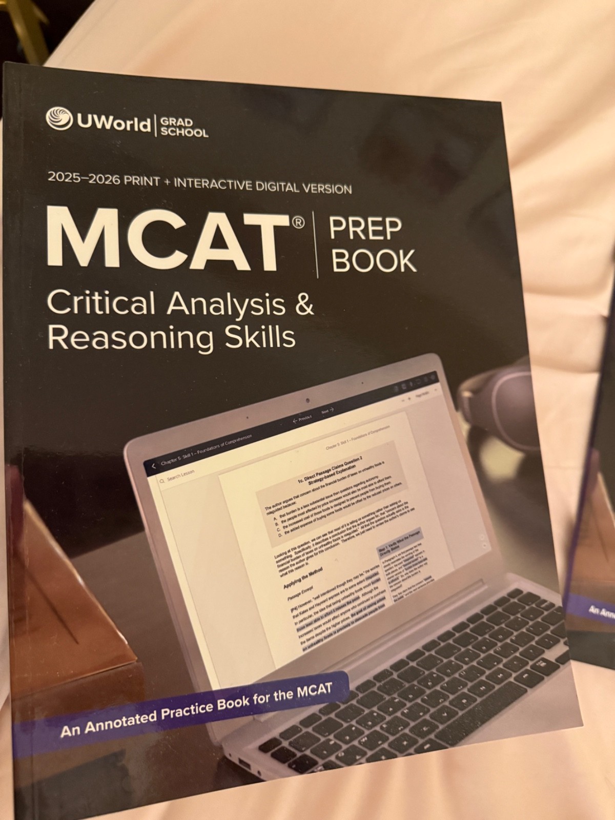 UWorld 2026-2027 MCAT Prep Set Of 8 Books -No Digital Code Books Only