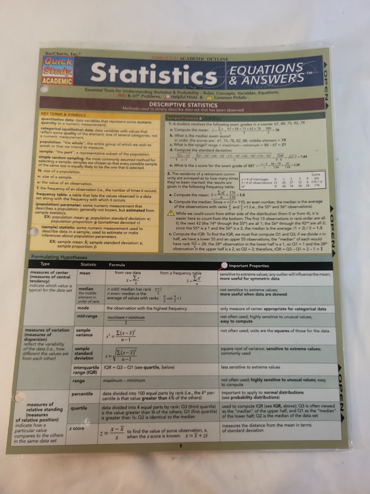 Statistics (Quick Study Academic), John Mijares