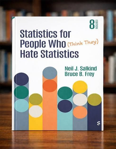 Statistics for People Who (Think They) Hate Statistics Eighth Edition ,Free Ship