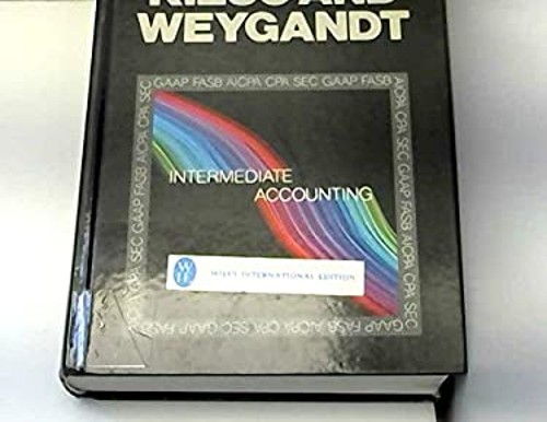 Intermediate Accounting : Working Papers Jerry J., Kieso, Donald