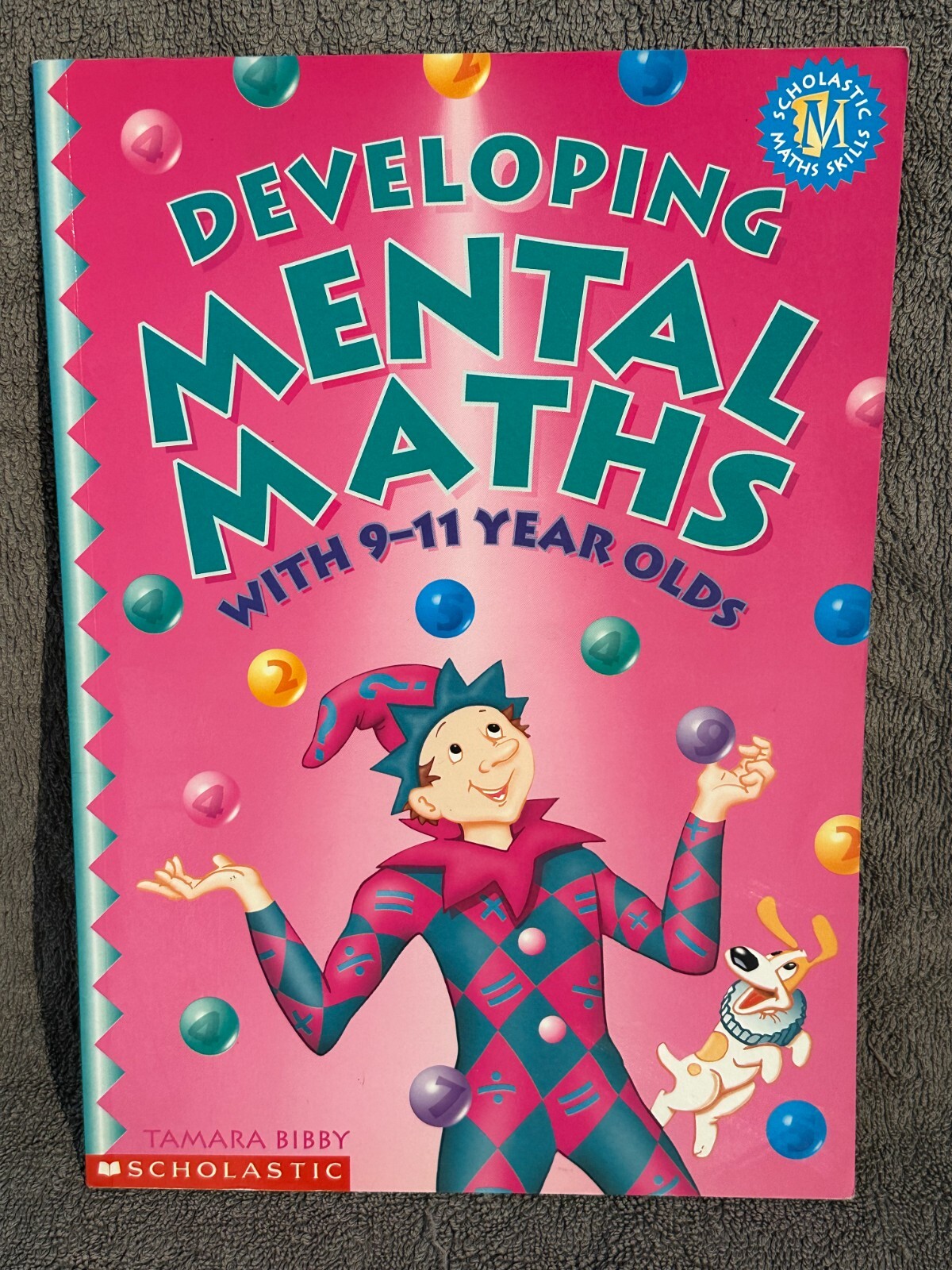 School book KS2 workbook Developing Mental Maths with 9-11 Year Olds. 64 pages.