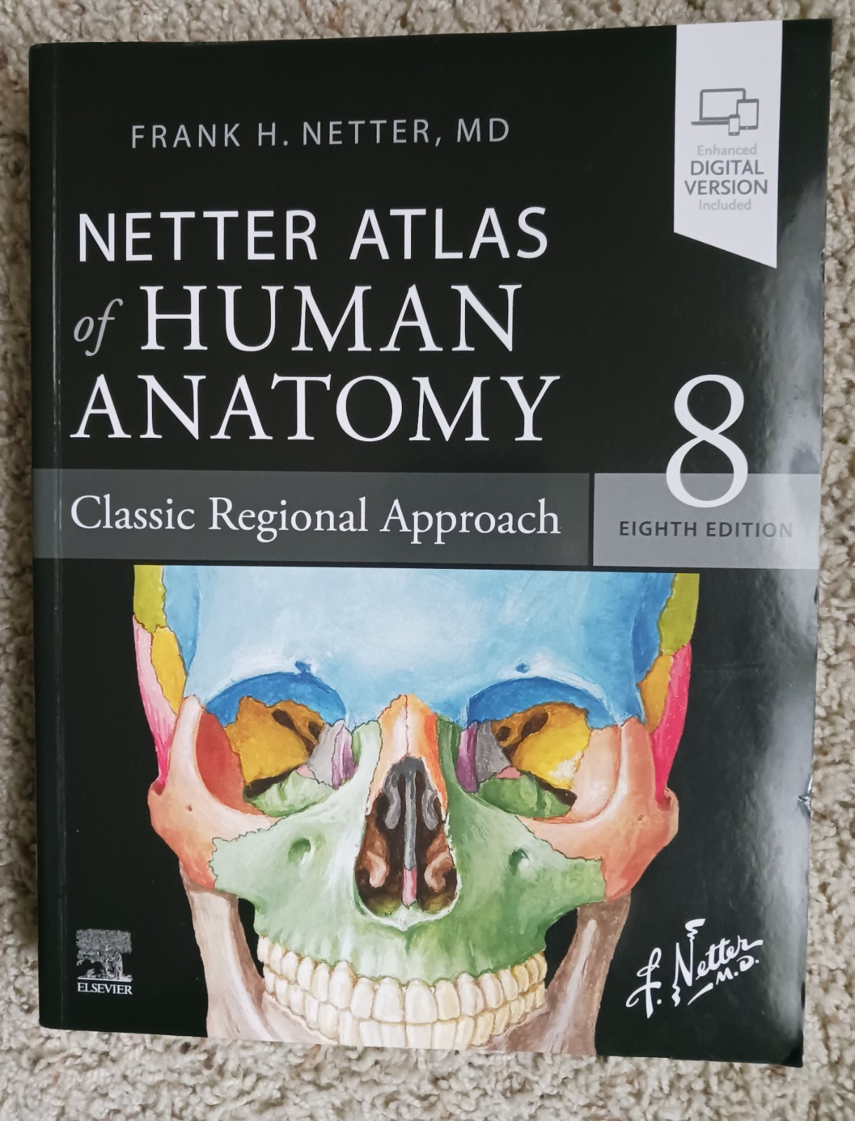 Netter Atlas of Human Anatomy: Classic Regional Approach Eighth Edition softback