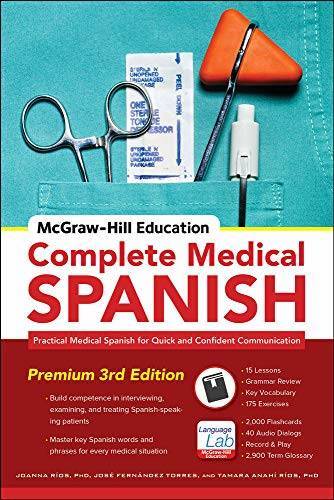 McGraw-Hill Education Complete Medical Spanish: Practical Medical Spanish – GOOD