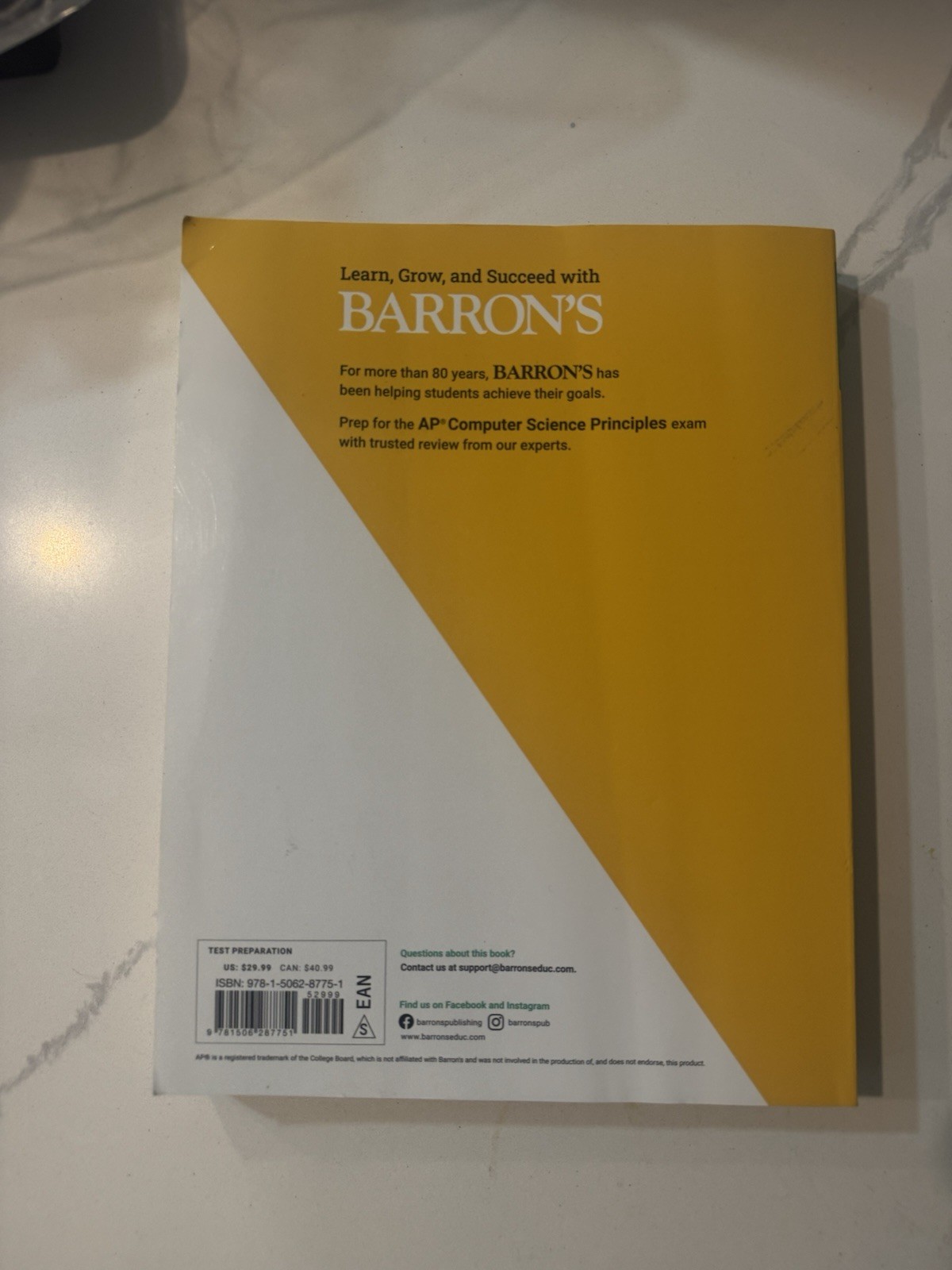 Barron’s Ap Prep Ser.: AP Computer Science Principles Premium, 2024