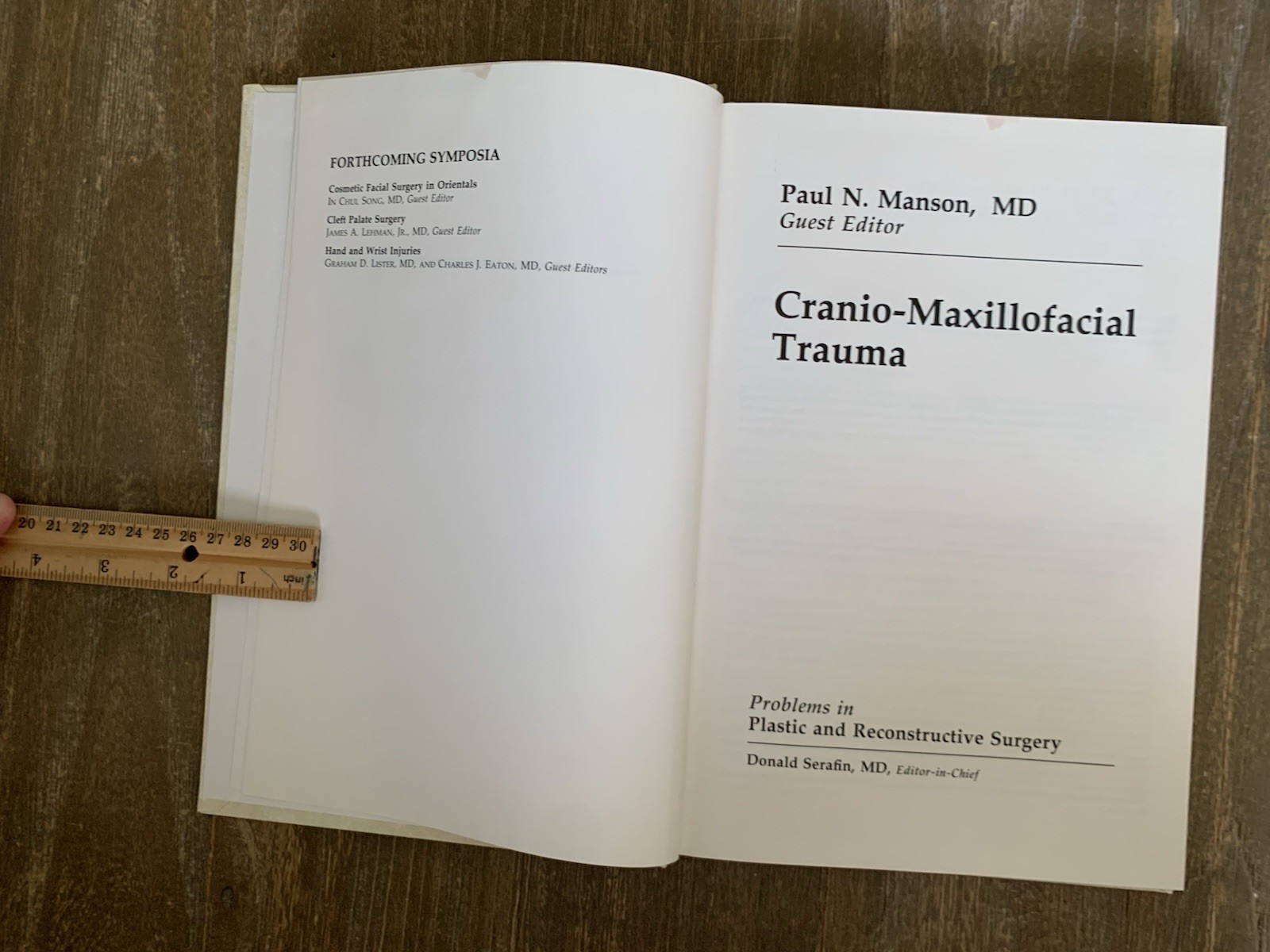 Lot 6 Plastic And Reconstructive Surgery Donald Safarin Medical Books 1991 – 93