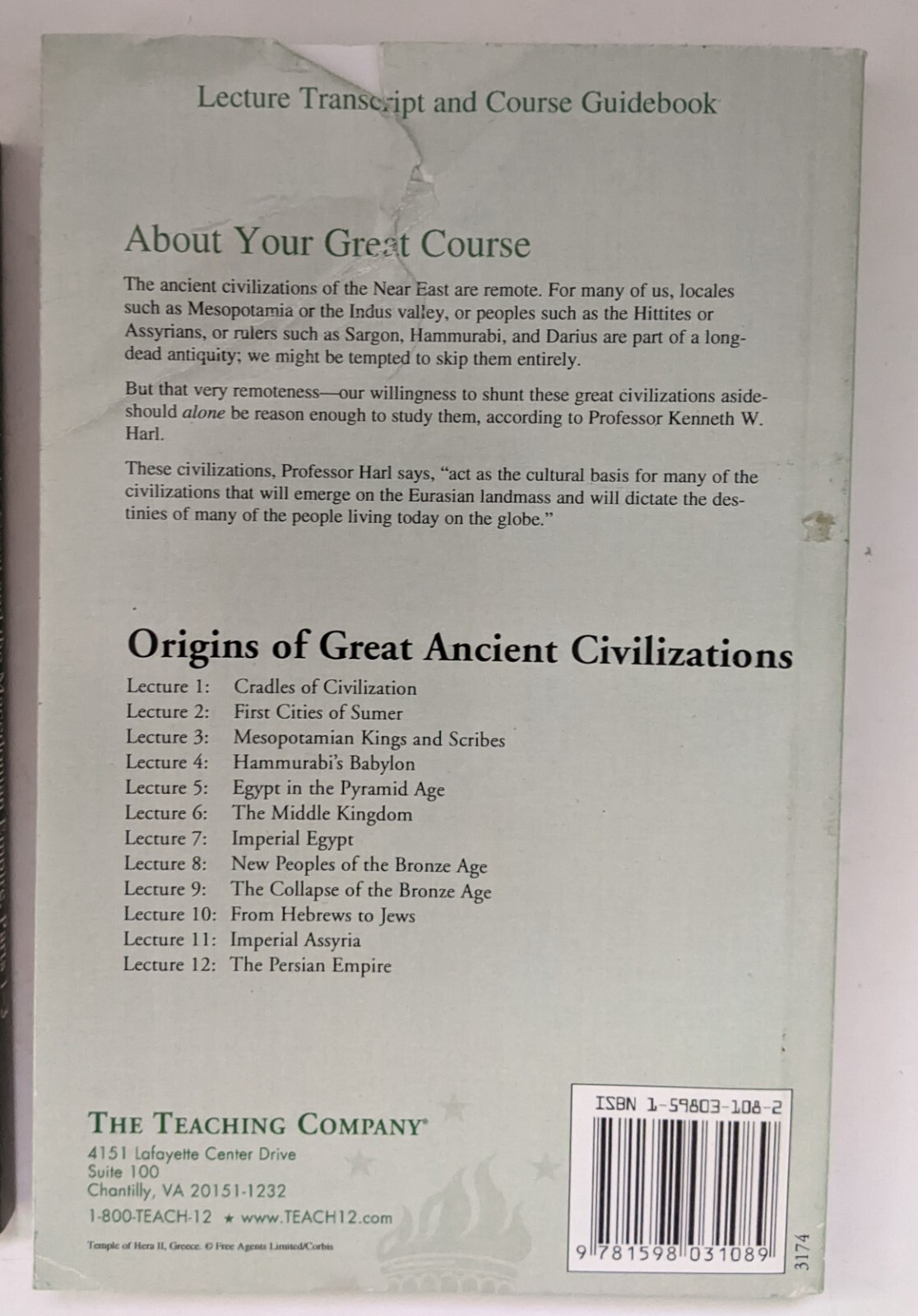 Great Courses Lot Alexander the Great Ancient & Medieval History Guidebook Fagan