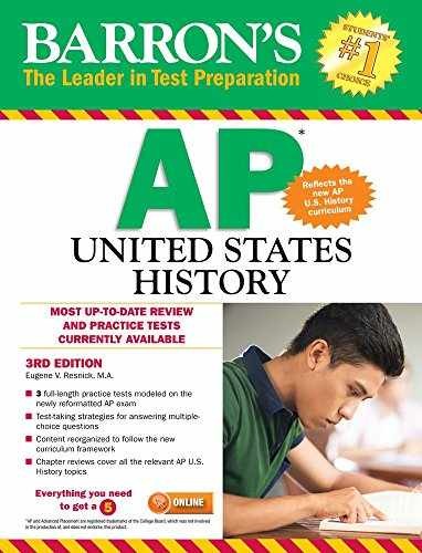 Barron’s AP United States – Paperback, by Resnick M.A. Eugene – Very Good c