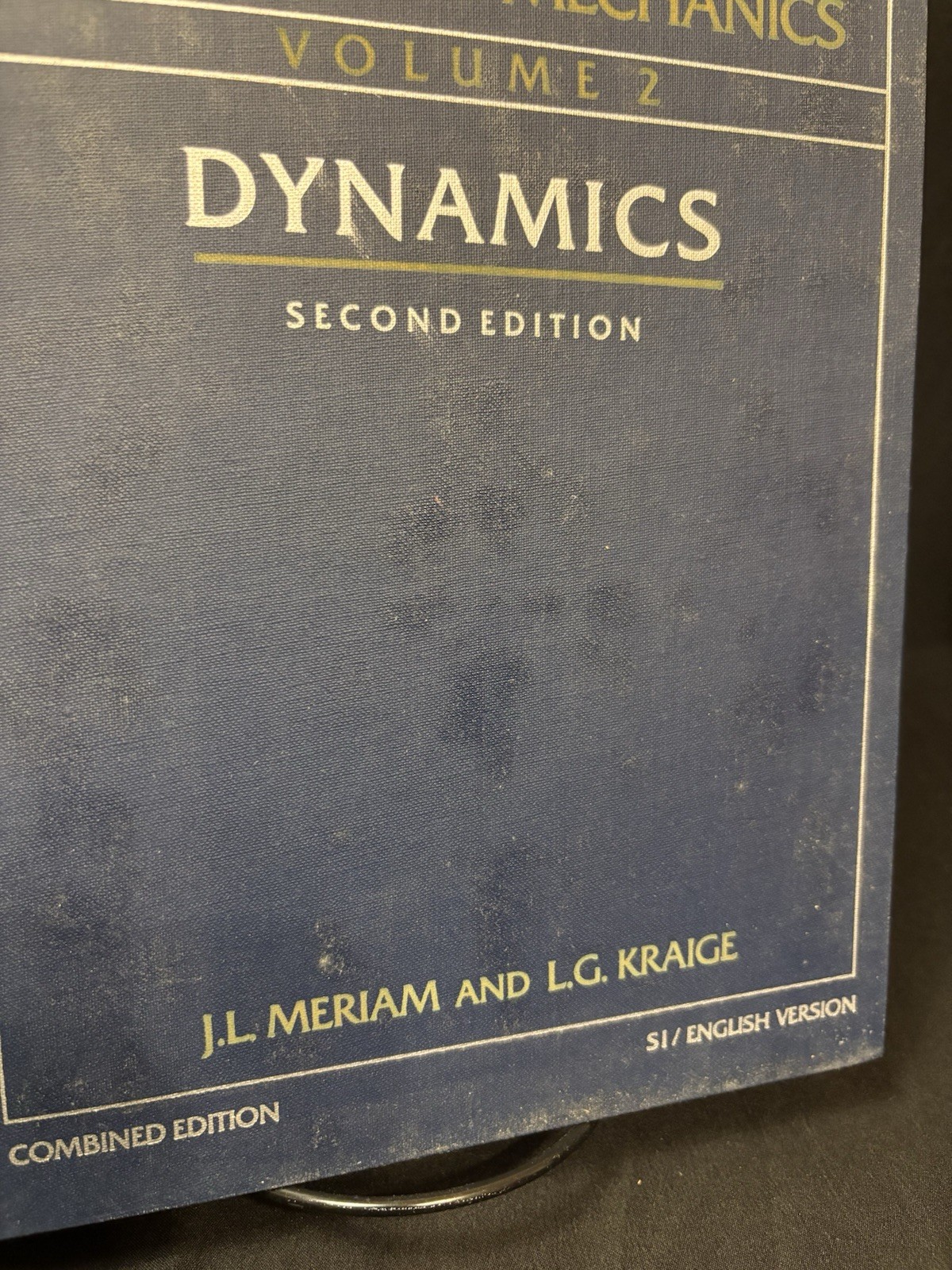 Engineering Mechanics Dynamics 2nd Ed Meriam Kraige; J. L. Meria 1986 Hardcover