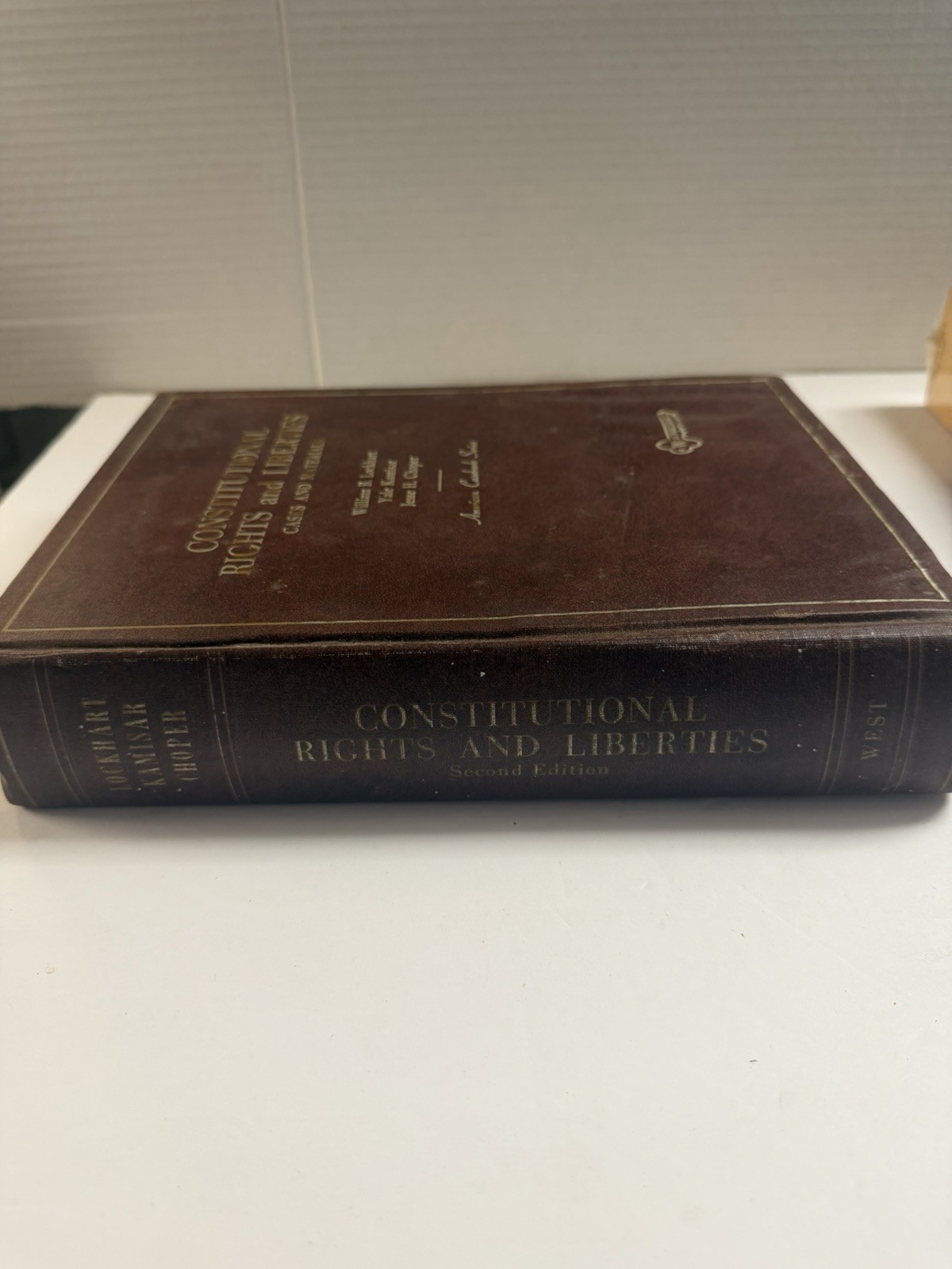 The American Constitution Cases And Materials 1967 American Casebook Series Rare