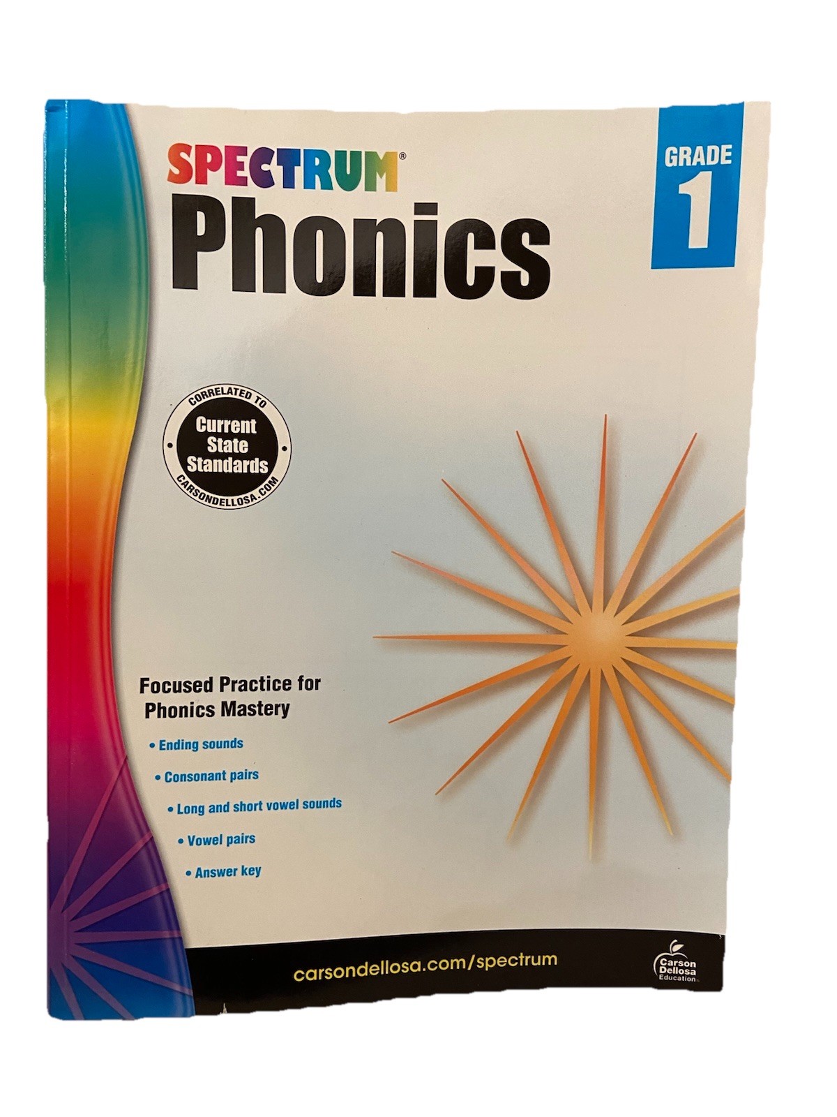 Set Of 5 Carson Dellosa Spectrum Grade 1 Language Arts Workbooks Homeschool