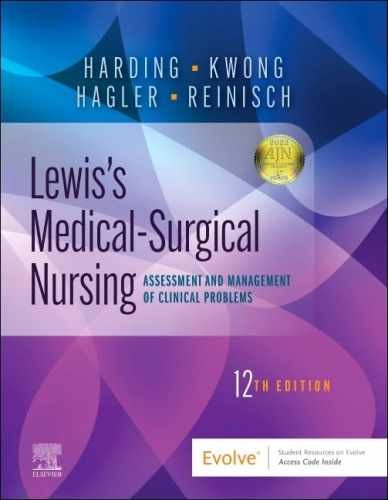 Lewis’s Medical-Surgical Nursing: – Hardcover, by Harding PhD RN – Acceptable q