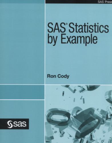SAS Statistics by Example, Paperback by Cody, Ron, Like New Used, Free shippi…