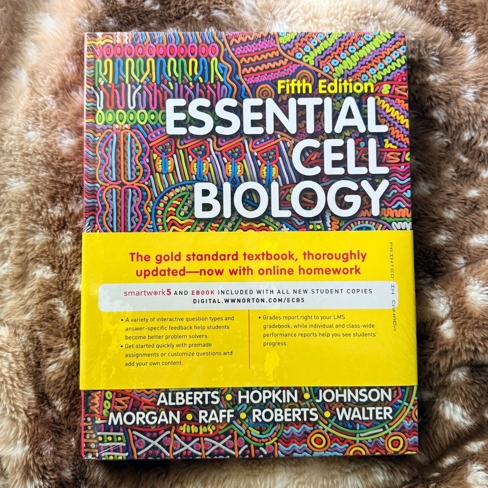 Essential Cell Biology 5th Edition hardcover sealed brand new textbook